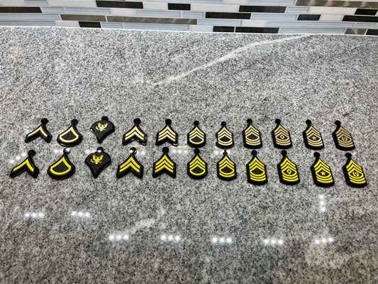 Army Enlisted Keychains