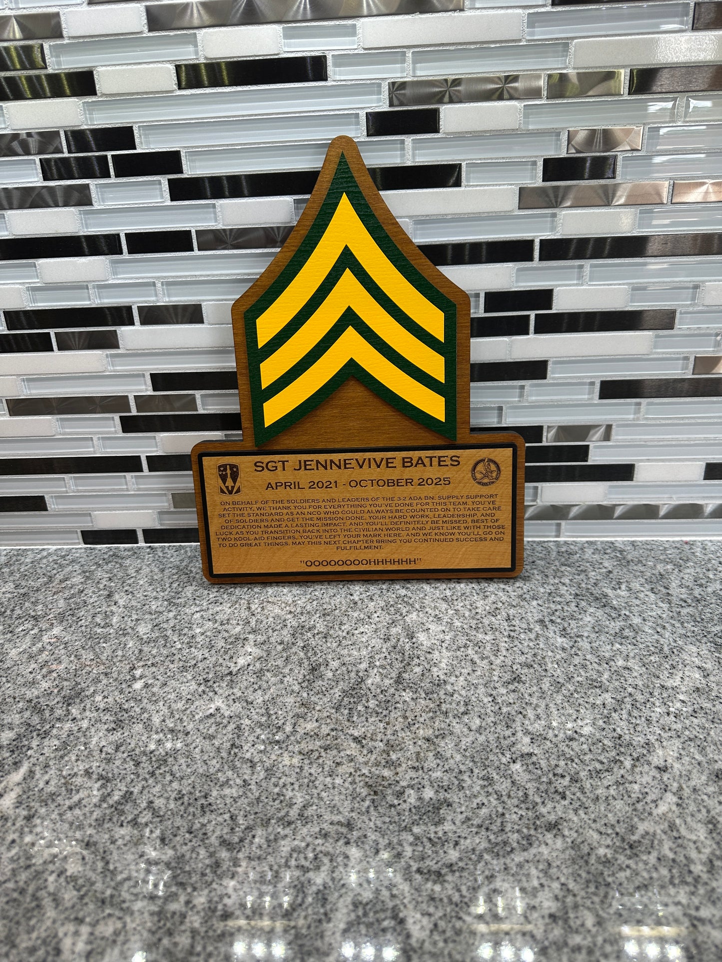 NCO Plaques