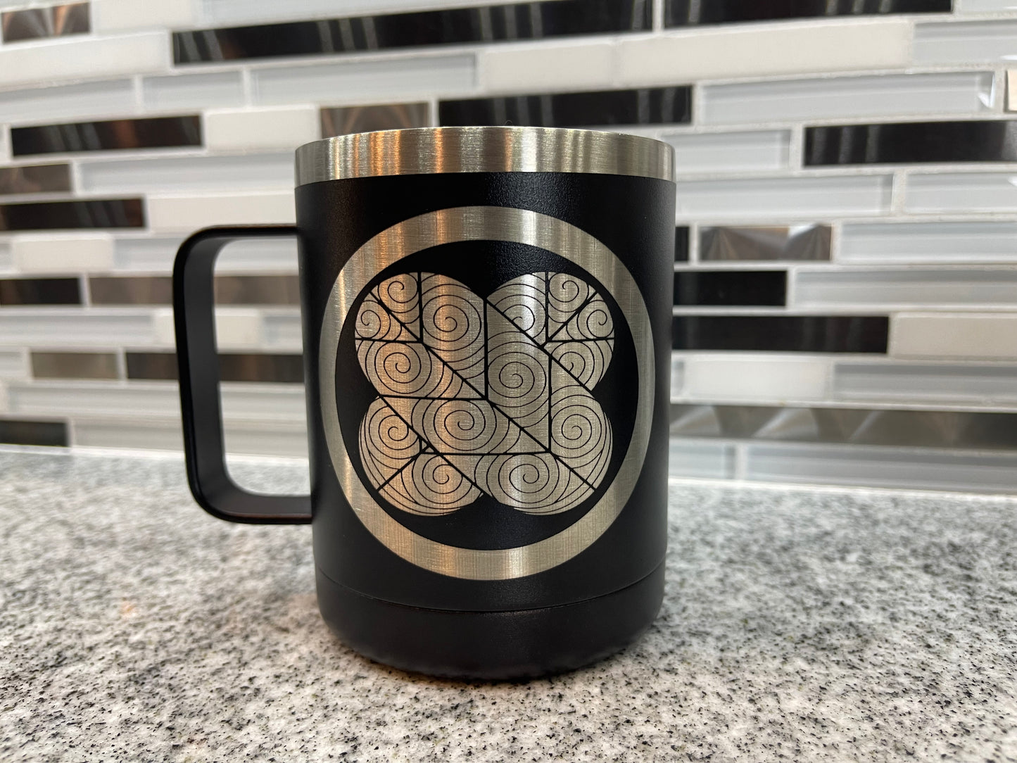 Laser-Engraved 15 oz. Coffee Mug