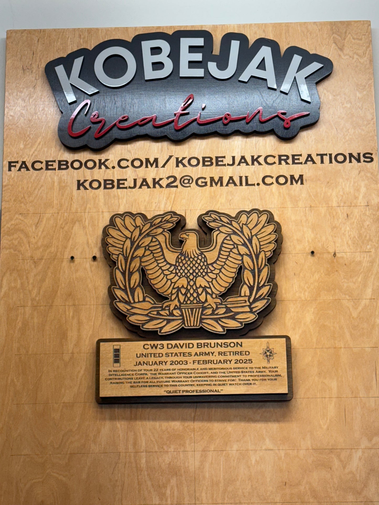 Original Eagle Rising Plaques