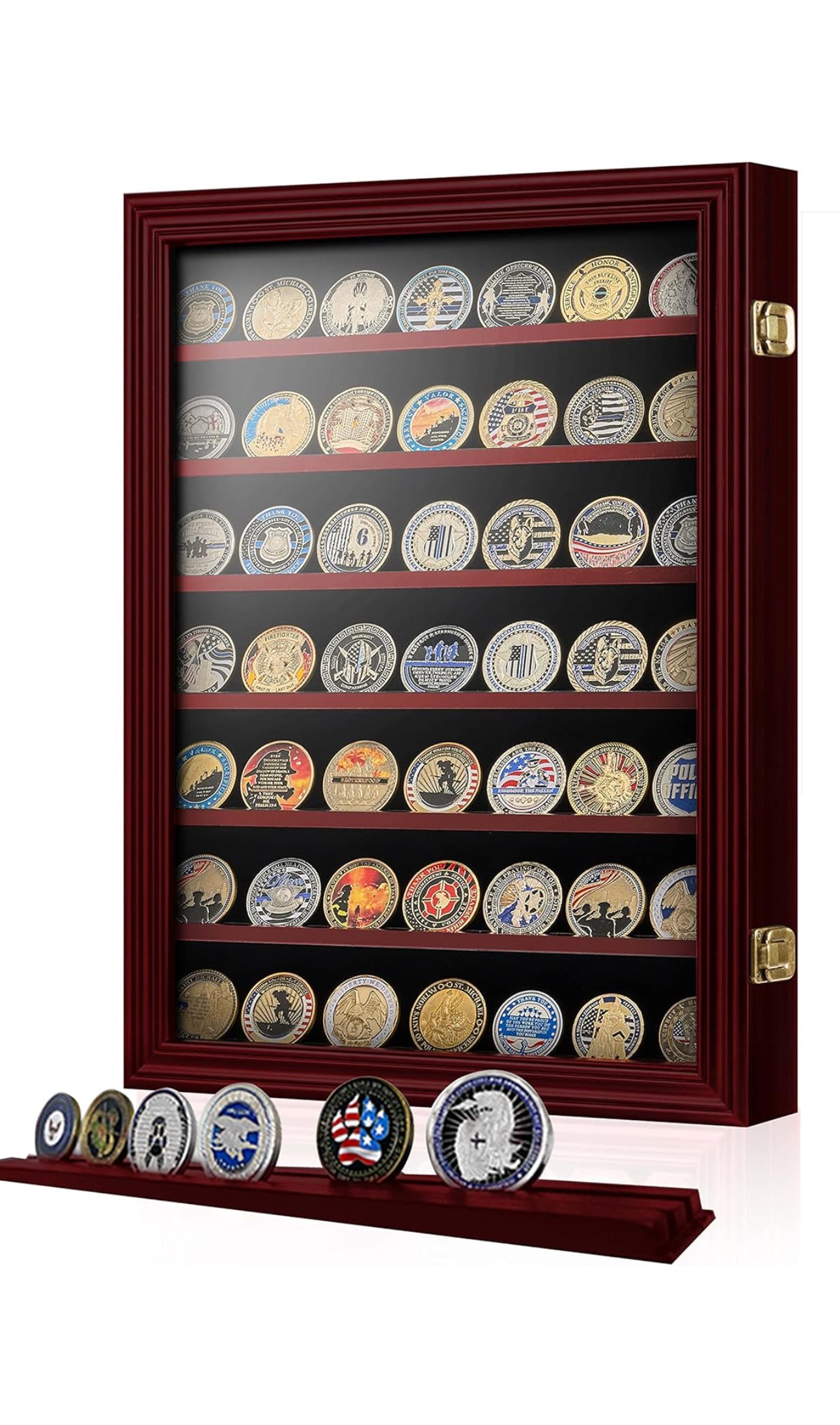 5-Tier Wall-Mounted Coin Holder