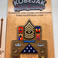 Retirement Plaque with Flag & Ranks