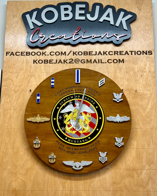 Laser-Engraved Clocks