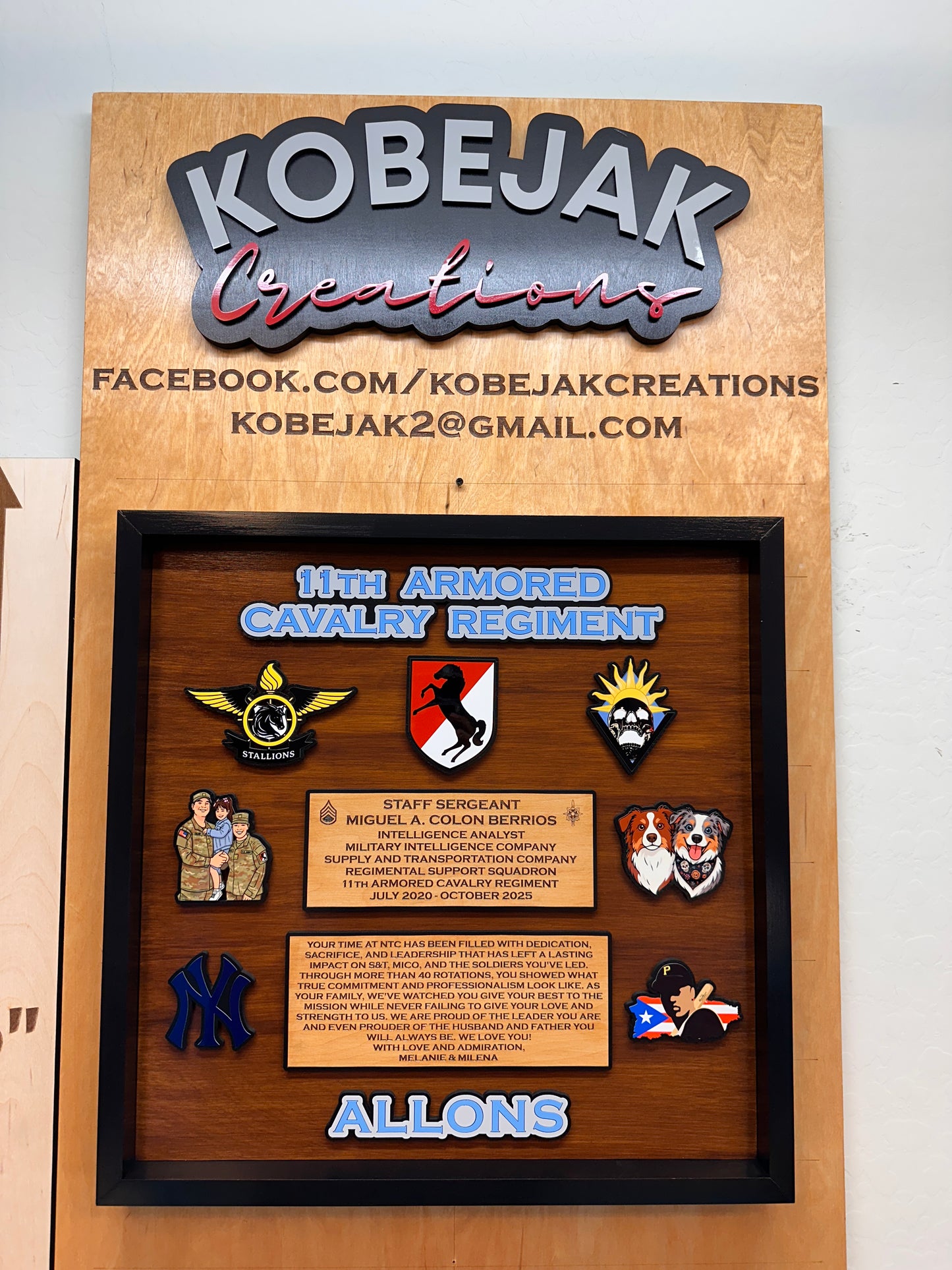 Framed Plaques