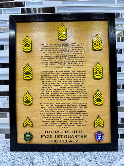 NCO Plaques