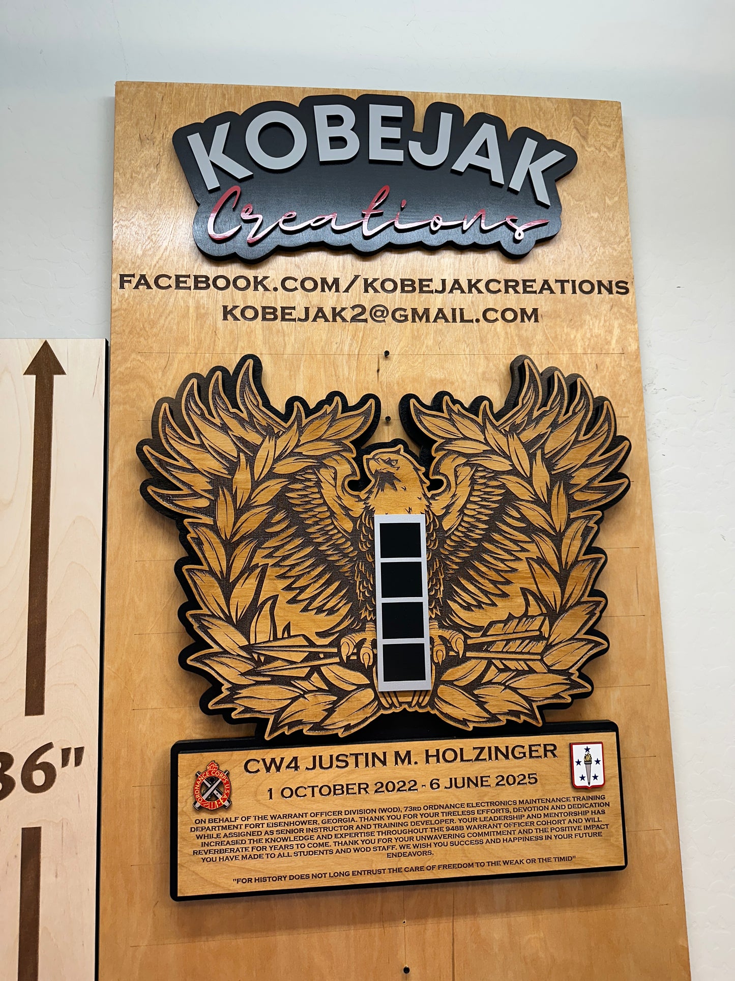 Fancy Eagle Rising Plaques