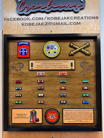 Ribbon Retirement Plaque