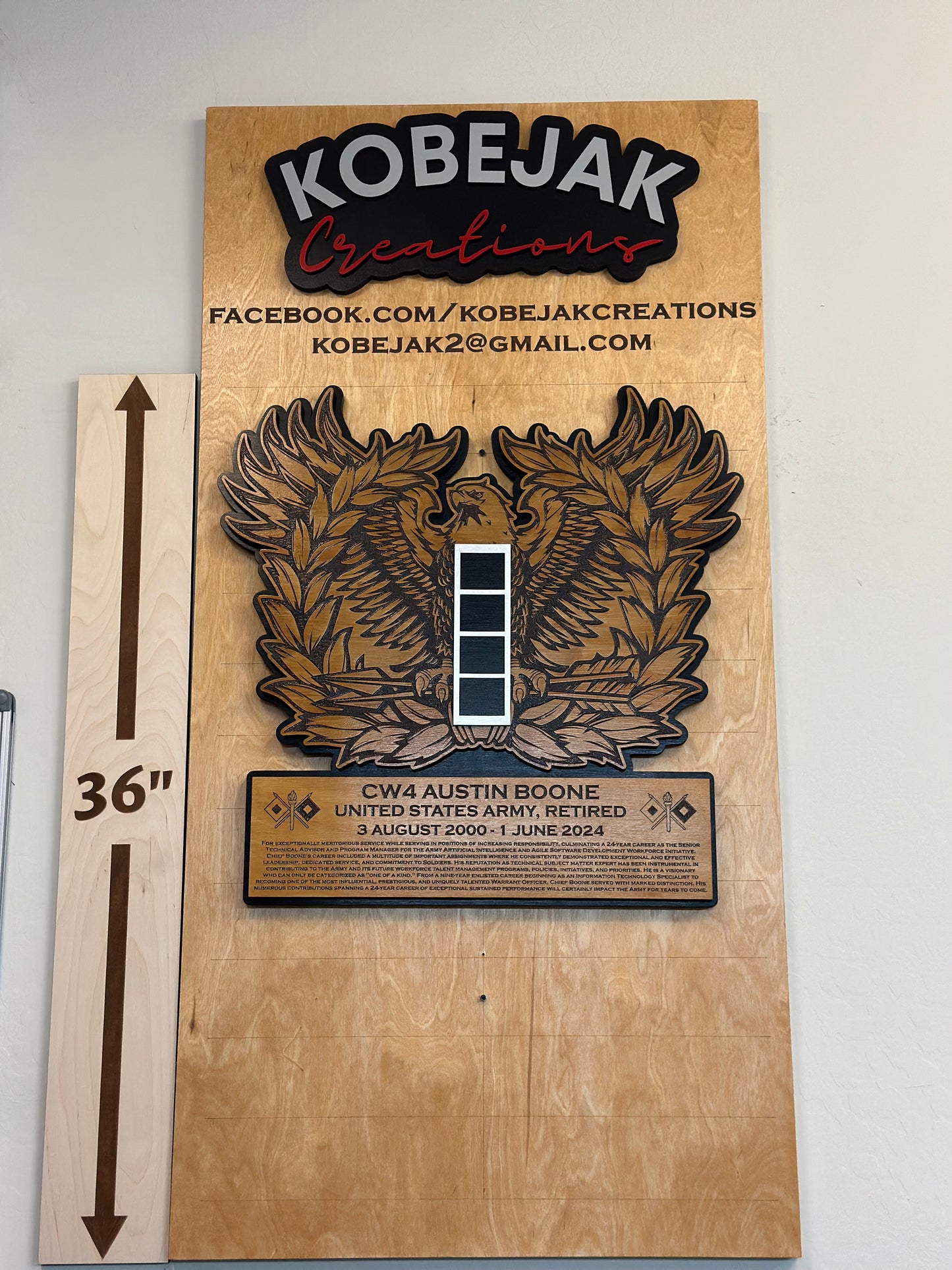 Fancy Eagle Rising Plaques