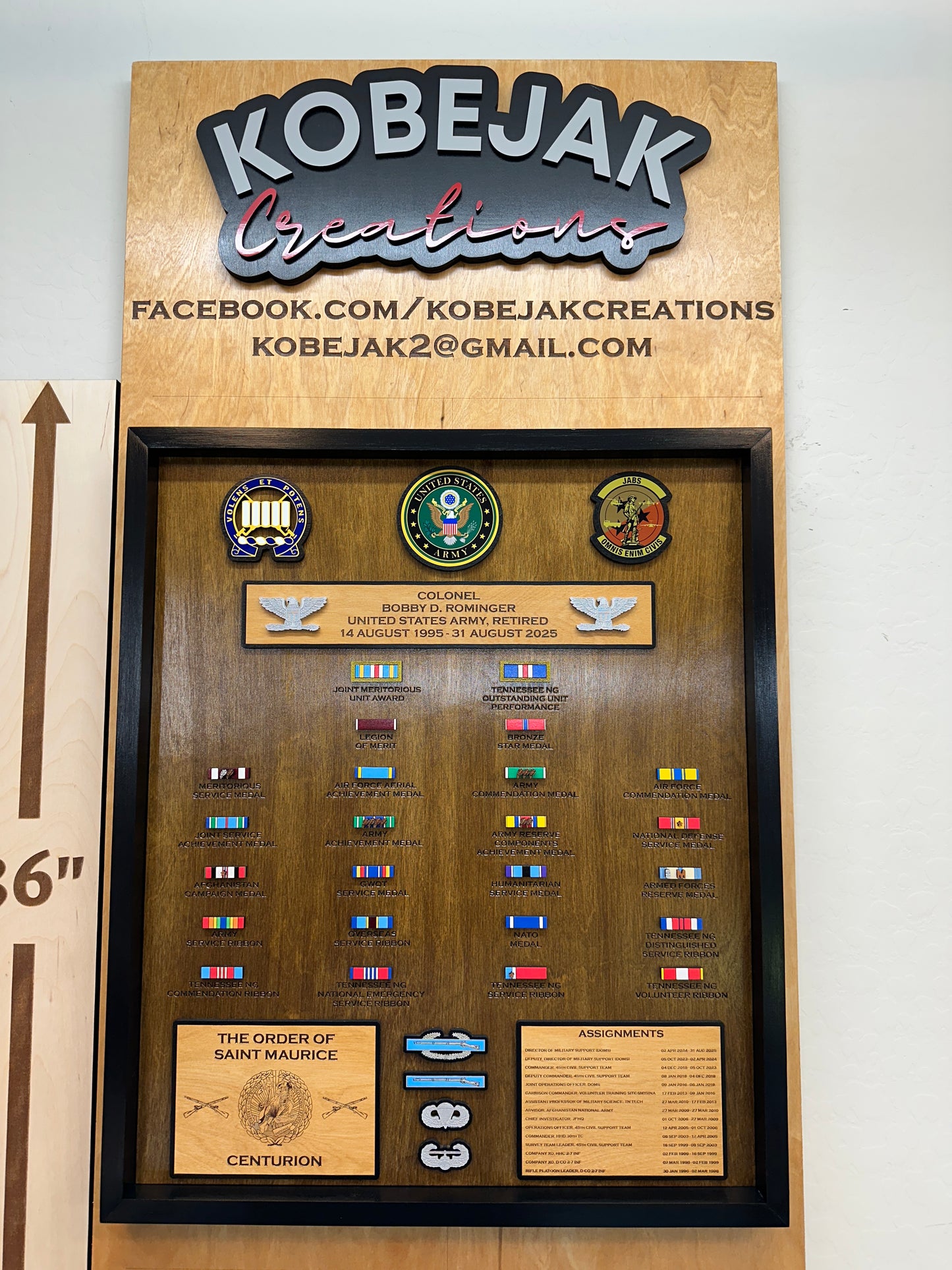 Ribbon Retirement Plaque