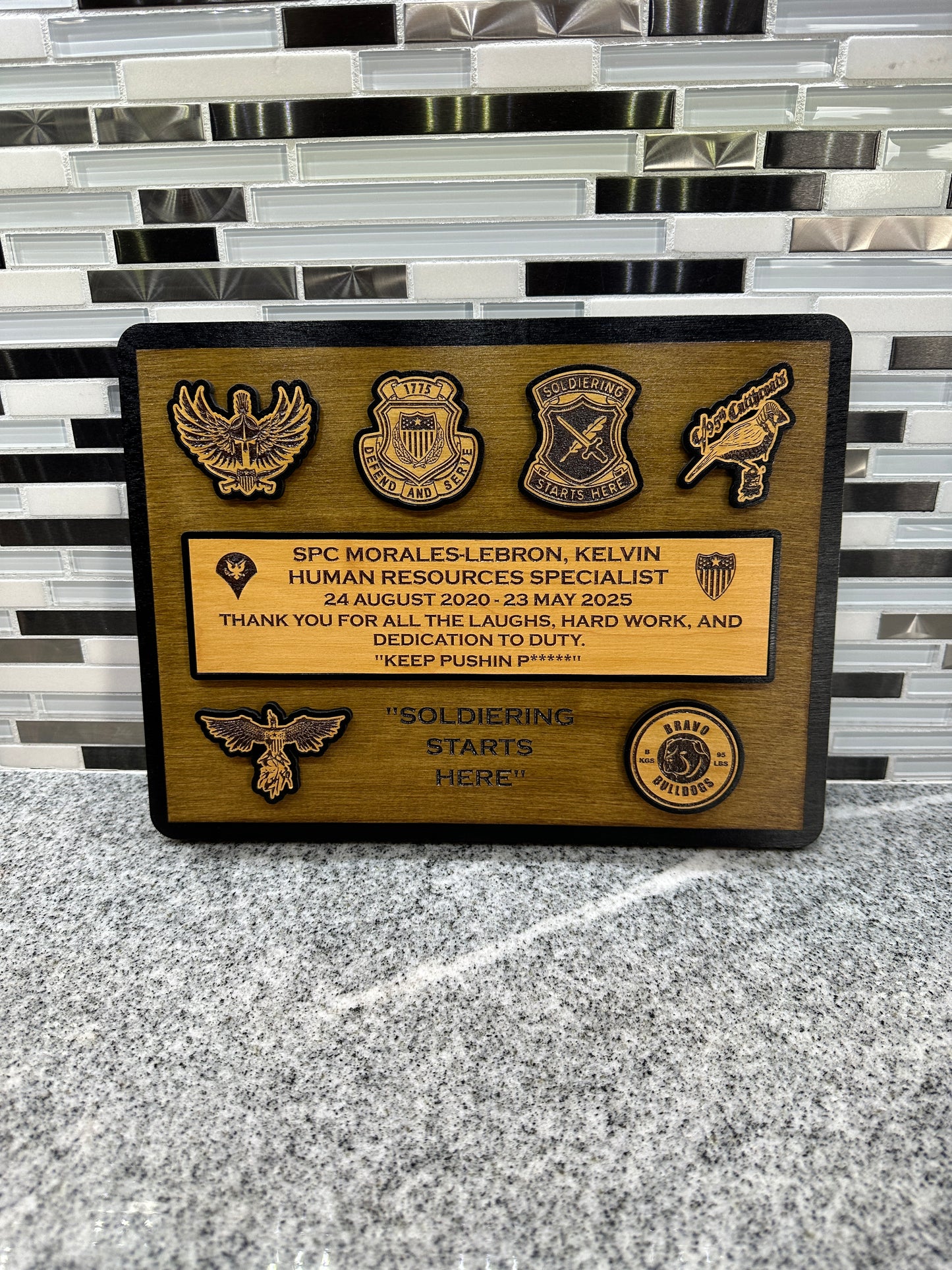 Frameless Plaques