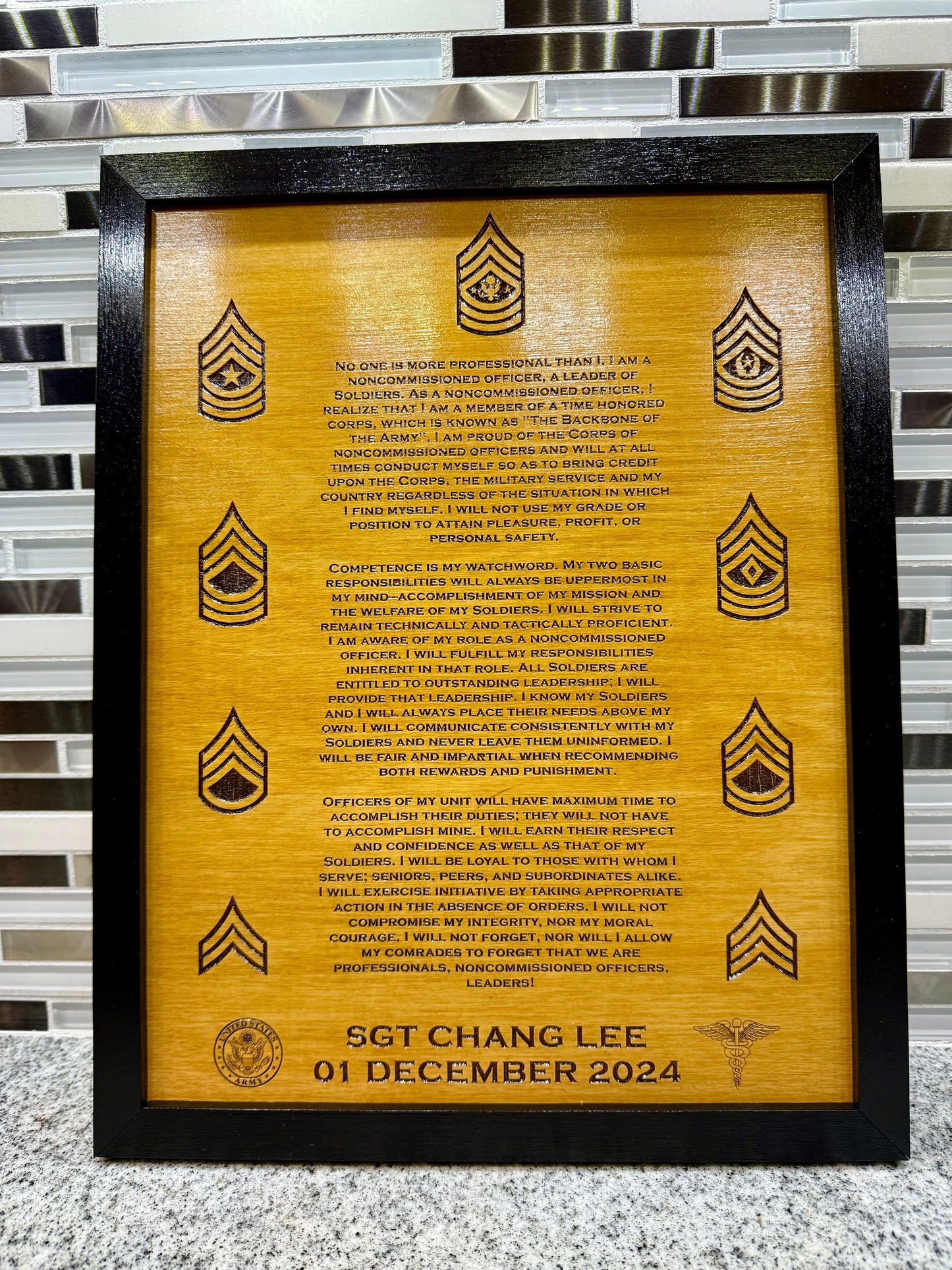 NCO Plaques