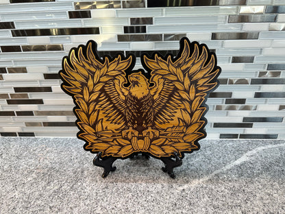 22", 15", & 12" Eagle Rising Plaques