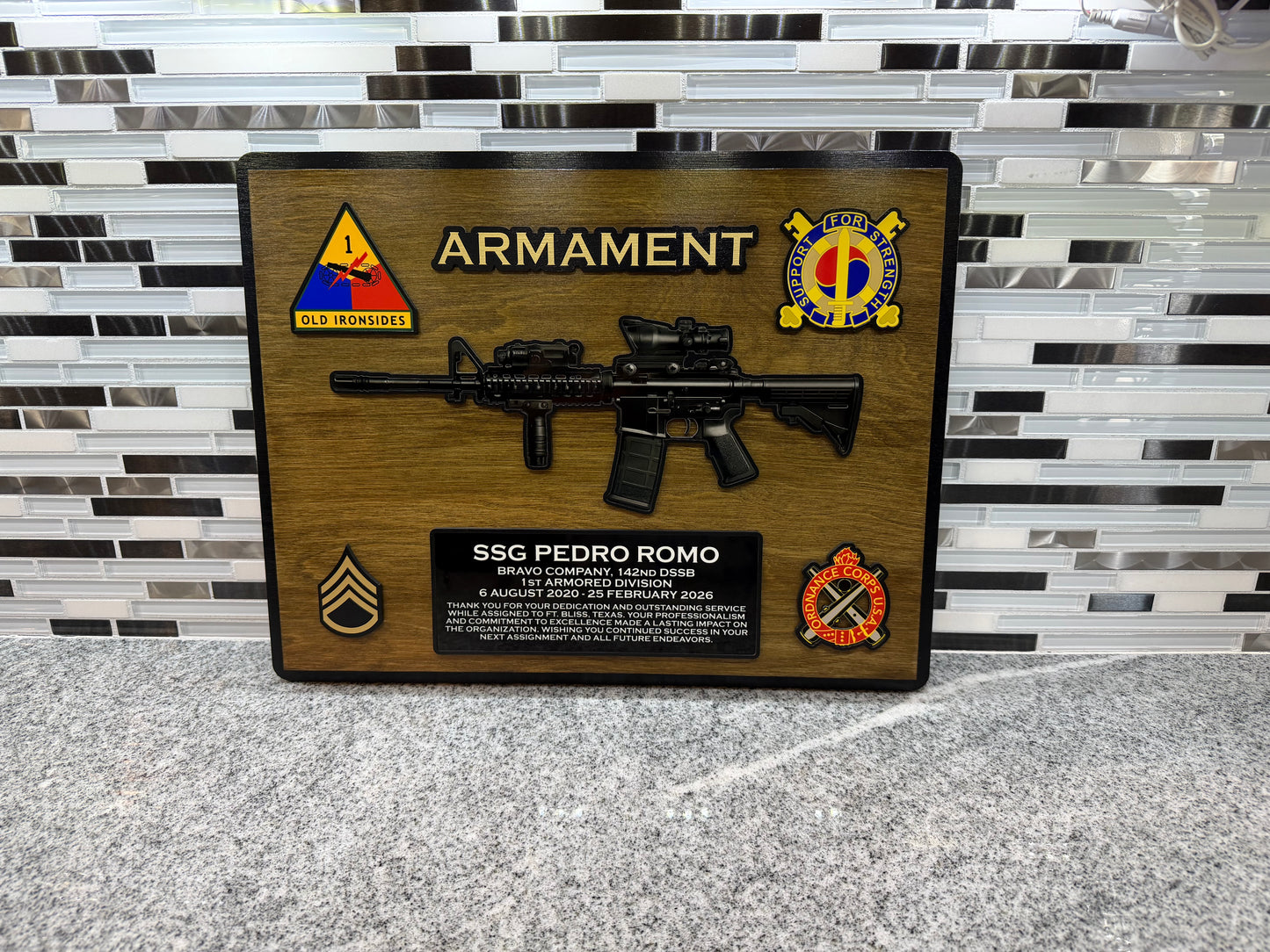 Frameless Plaques