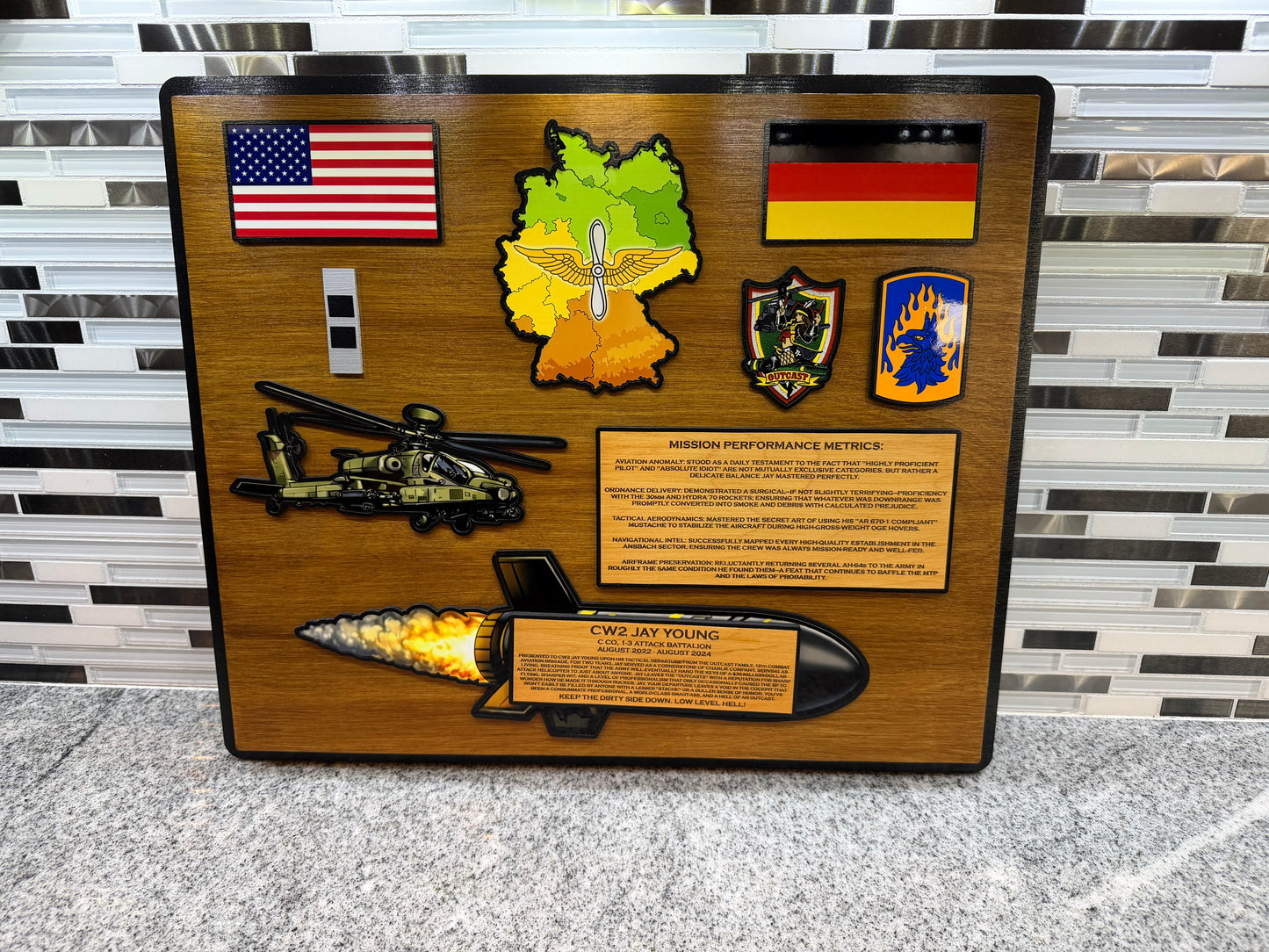 Frameless Plaques