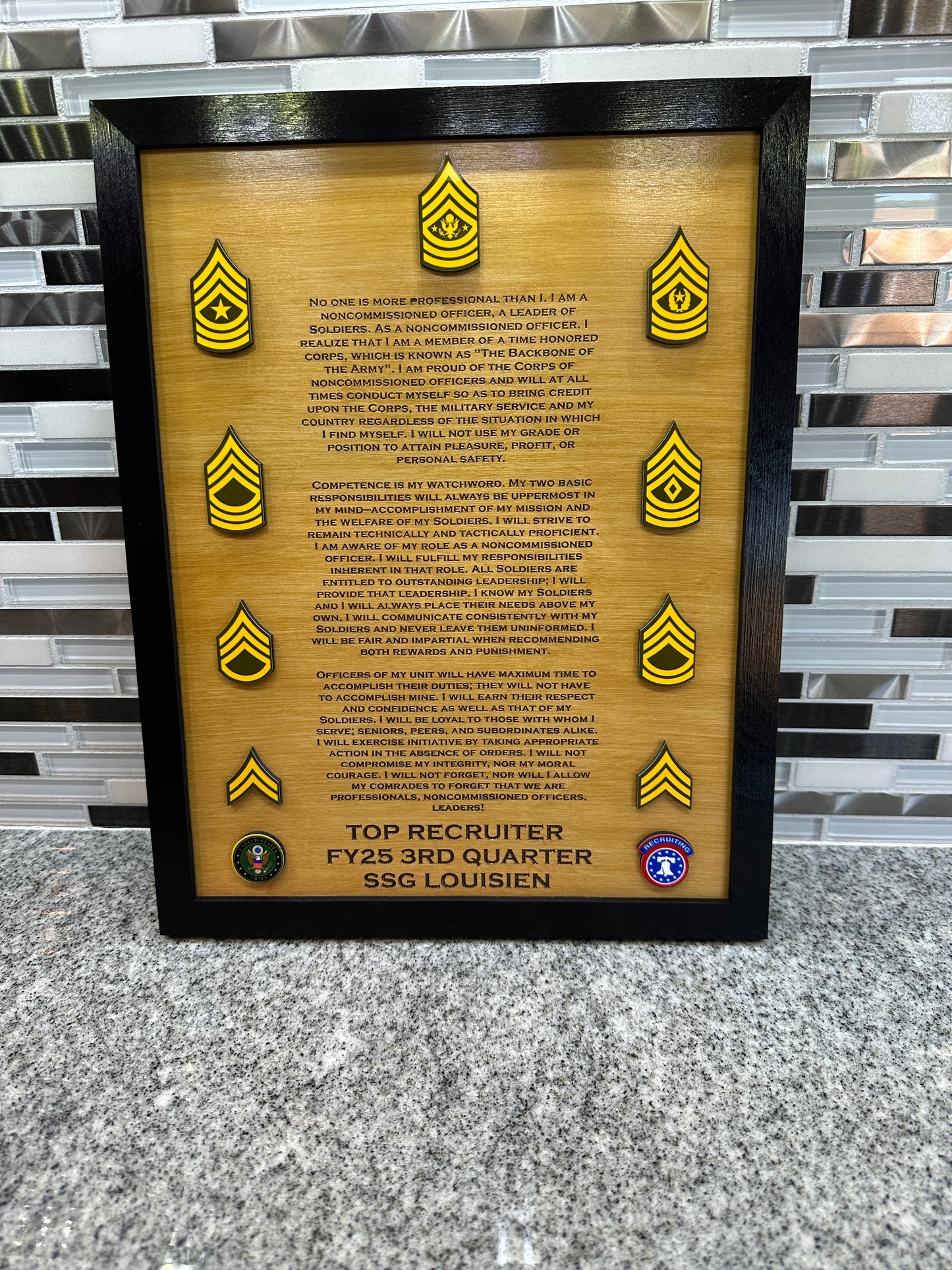 NCO Plaques