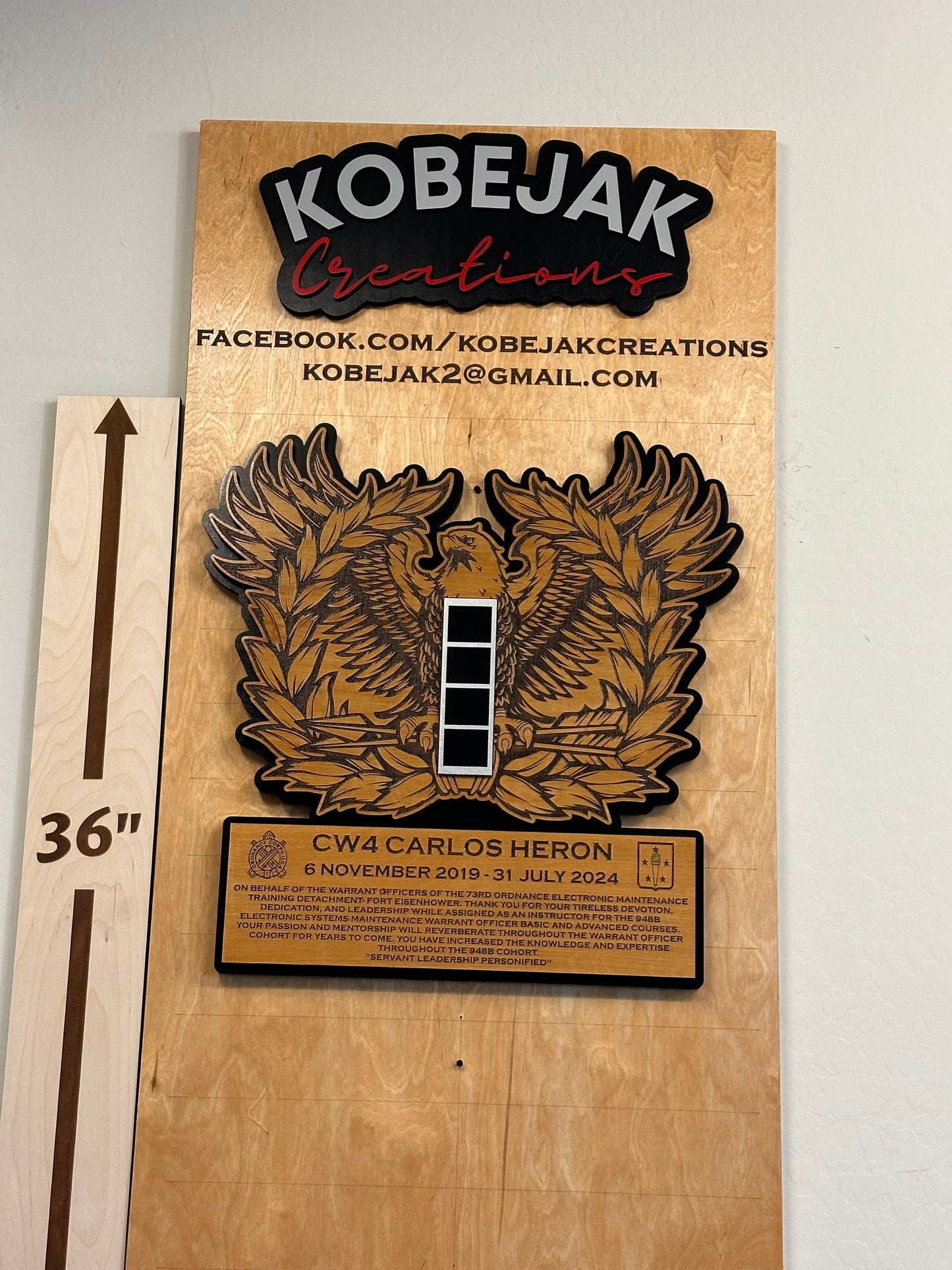 Fancy Eagle Rising Plaques