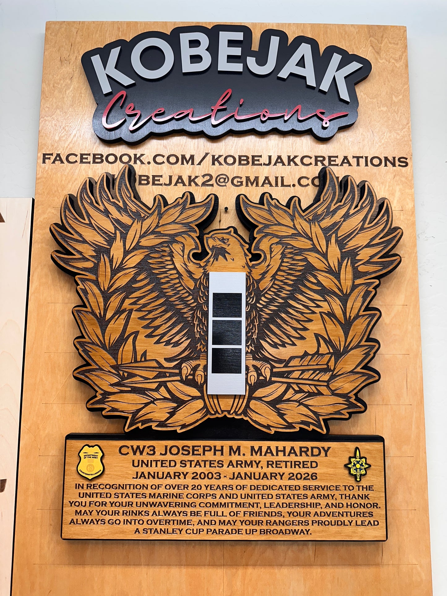 Fancy Eagle Rising Plaques