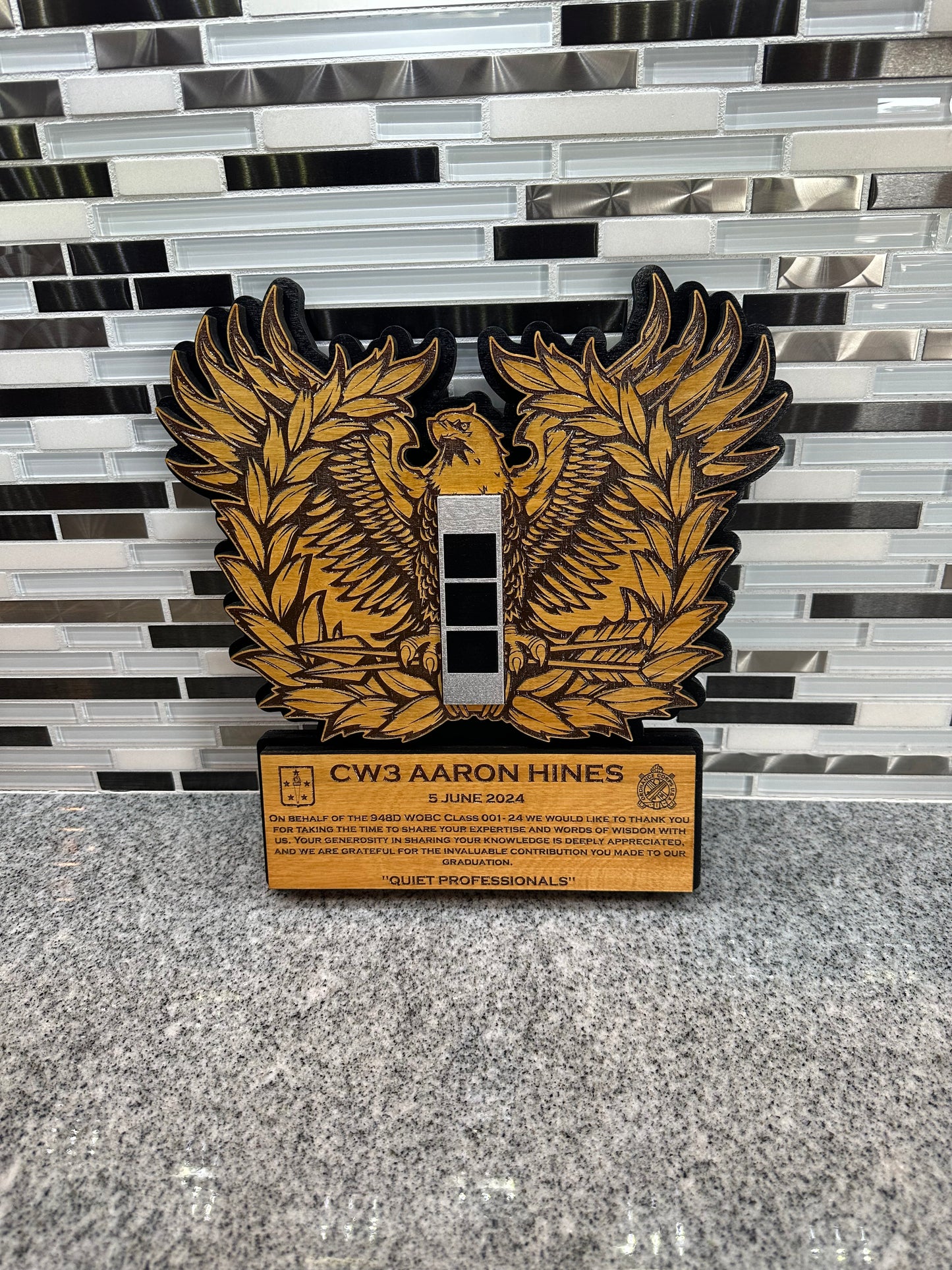 Fancy Eagle Rising Plaques