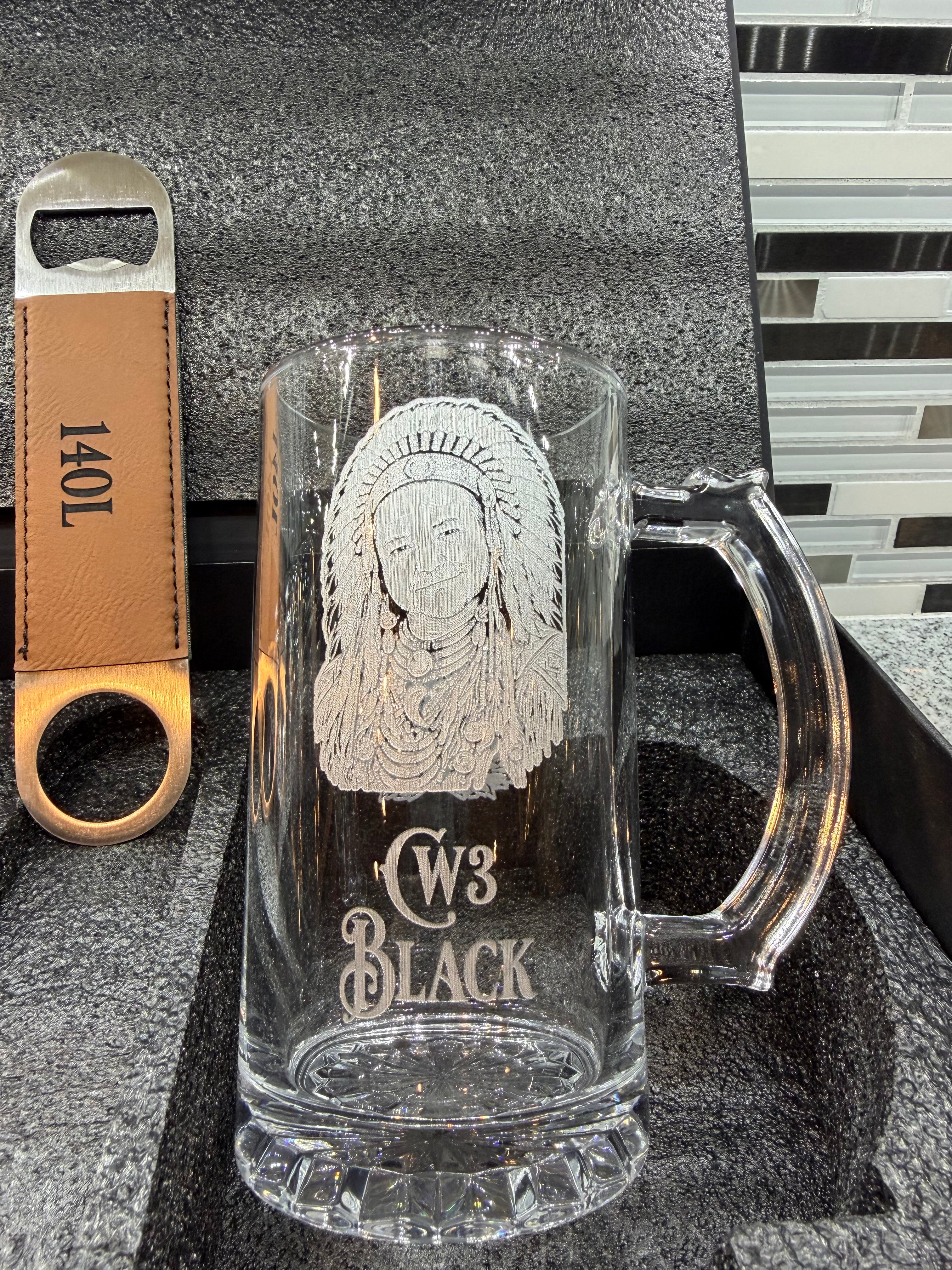 Custom Beer Mug Set – KobeJak Creations
