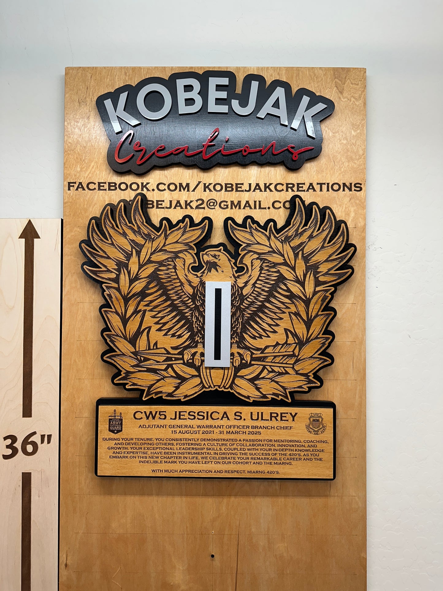 Fancy Eagle Rising Plaques