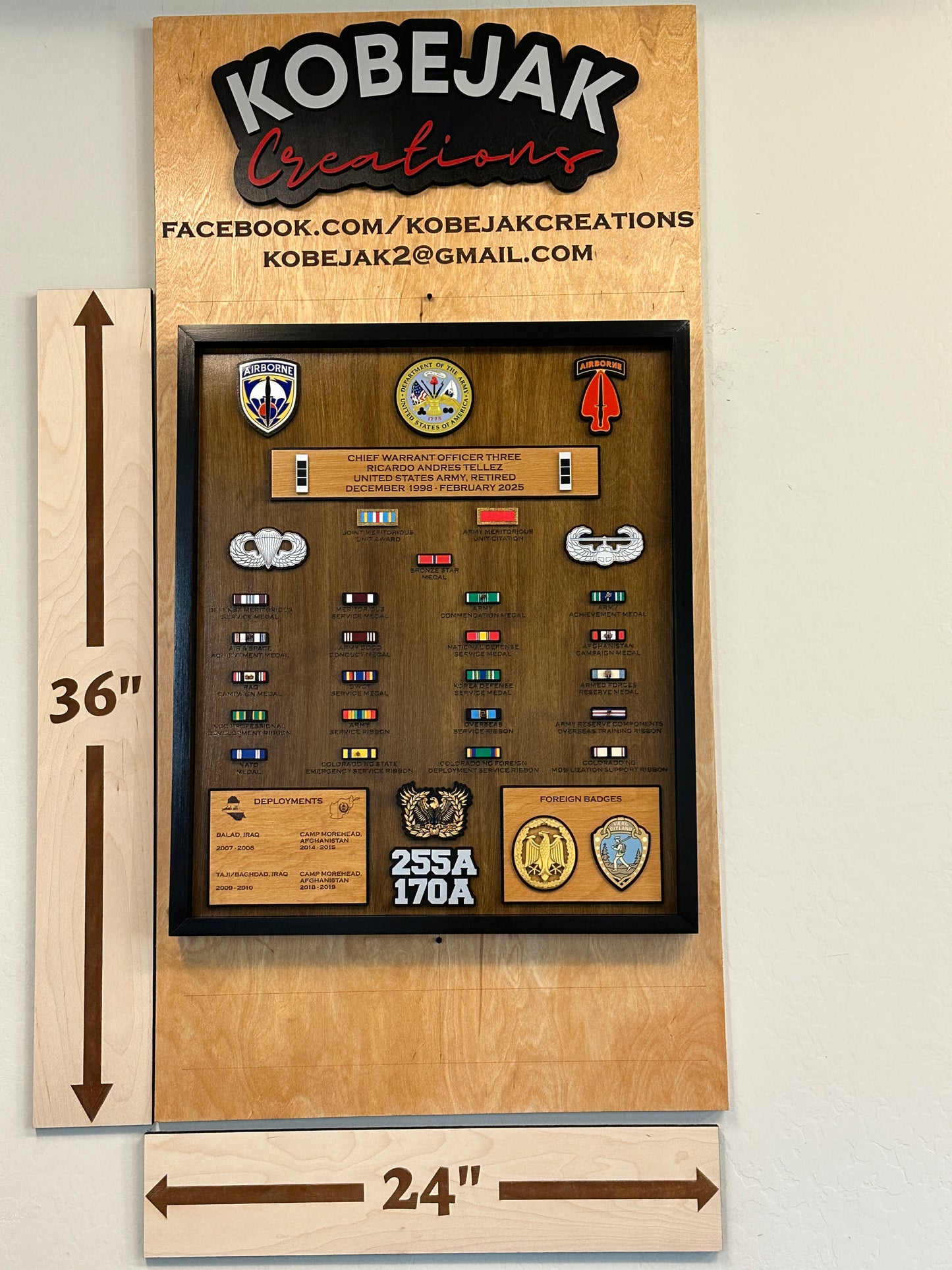 Ribbon Retirement Plaque