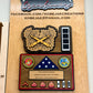 Retirement Plaque with Wooden Flag & Ranks