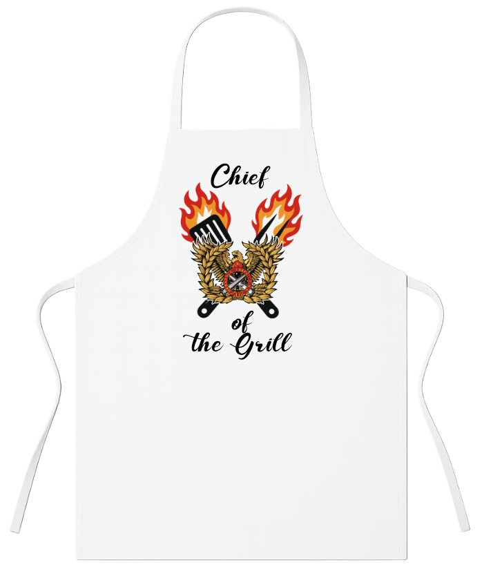 Customizable White Apron