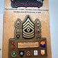 Retirement Plaque with Flag & Ranks