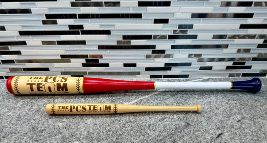 Laser-Engraved Baseball Bats