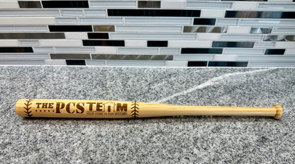 Laser-Engraved Baseball Bats