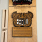 22", 15", & 12" Eagle Rising Plaques