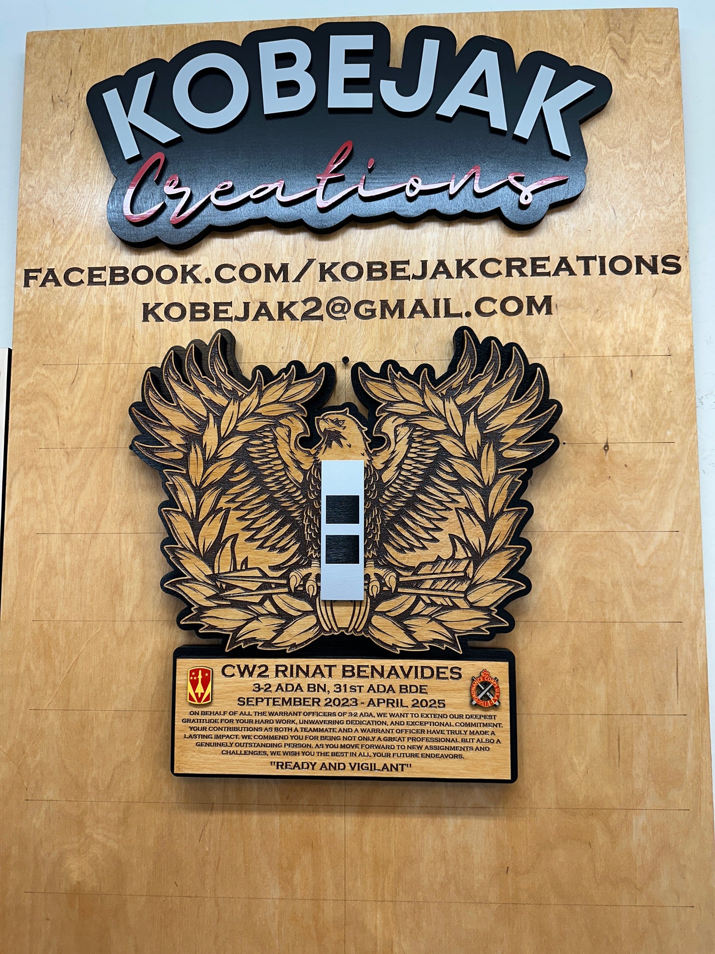 Fancy Eagle Rising Plaques