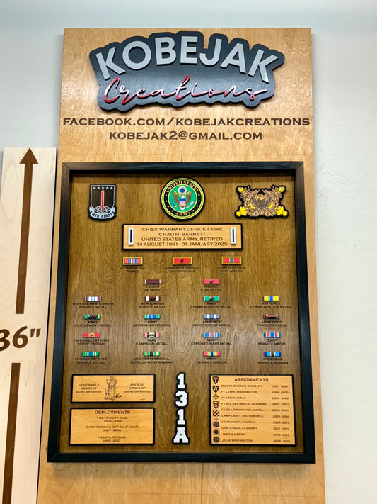 Ribbon Retirement Plaque