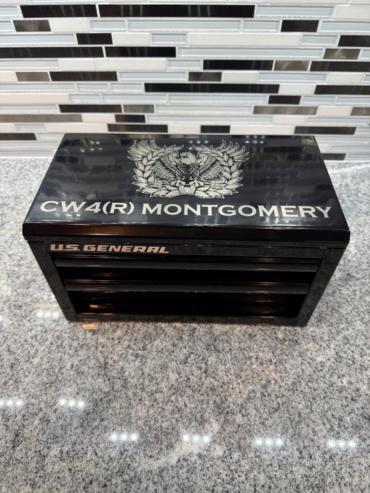 Laser-Engraved Mini Toolbox