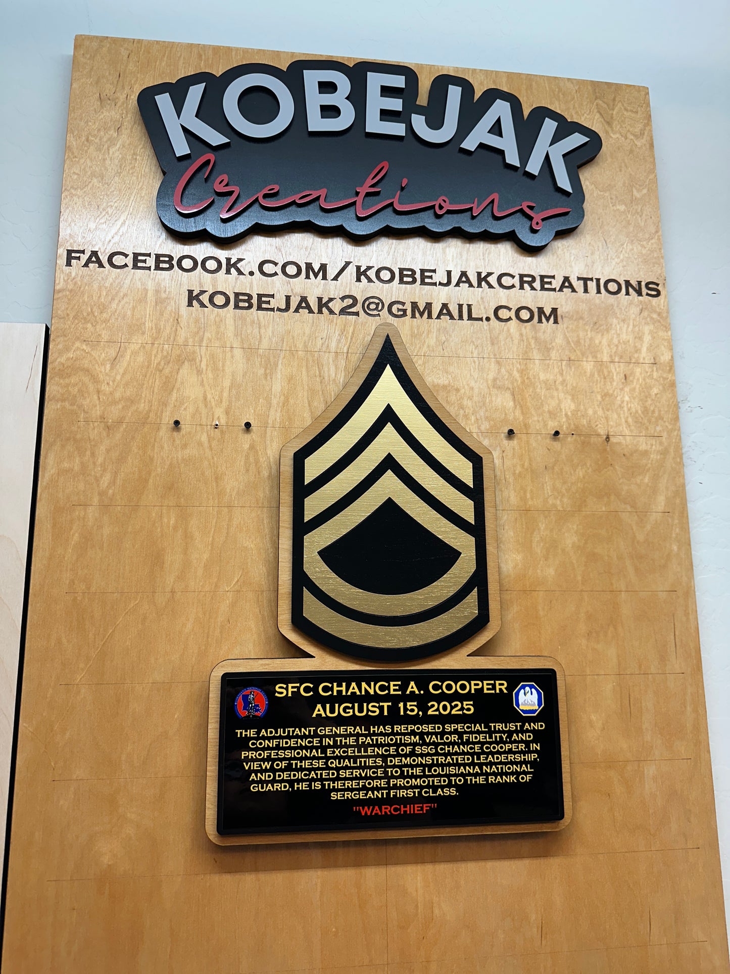 NCO Plaques