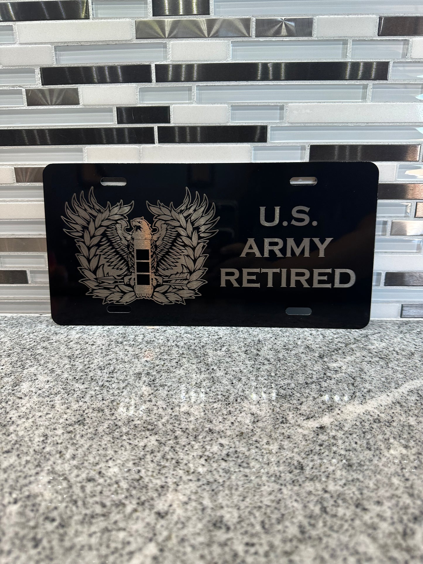 Warrant Officer License Plates