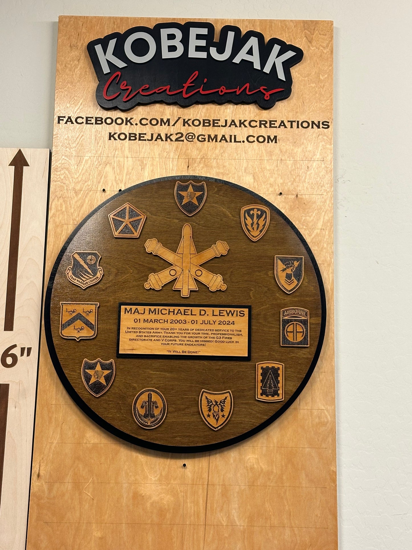 Retirement Plaque