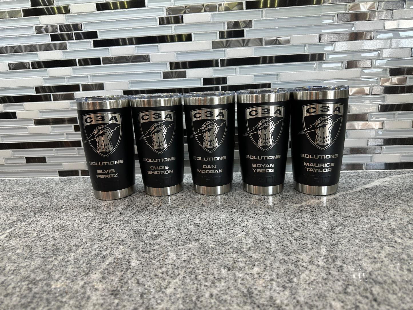 Laser-Engraved Yeti Drinkware