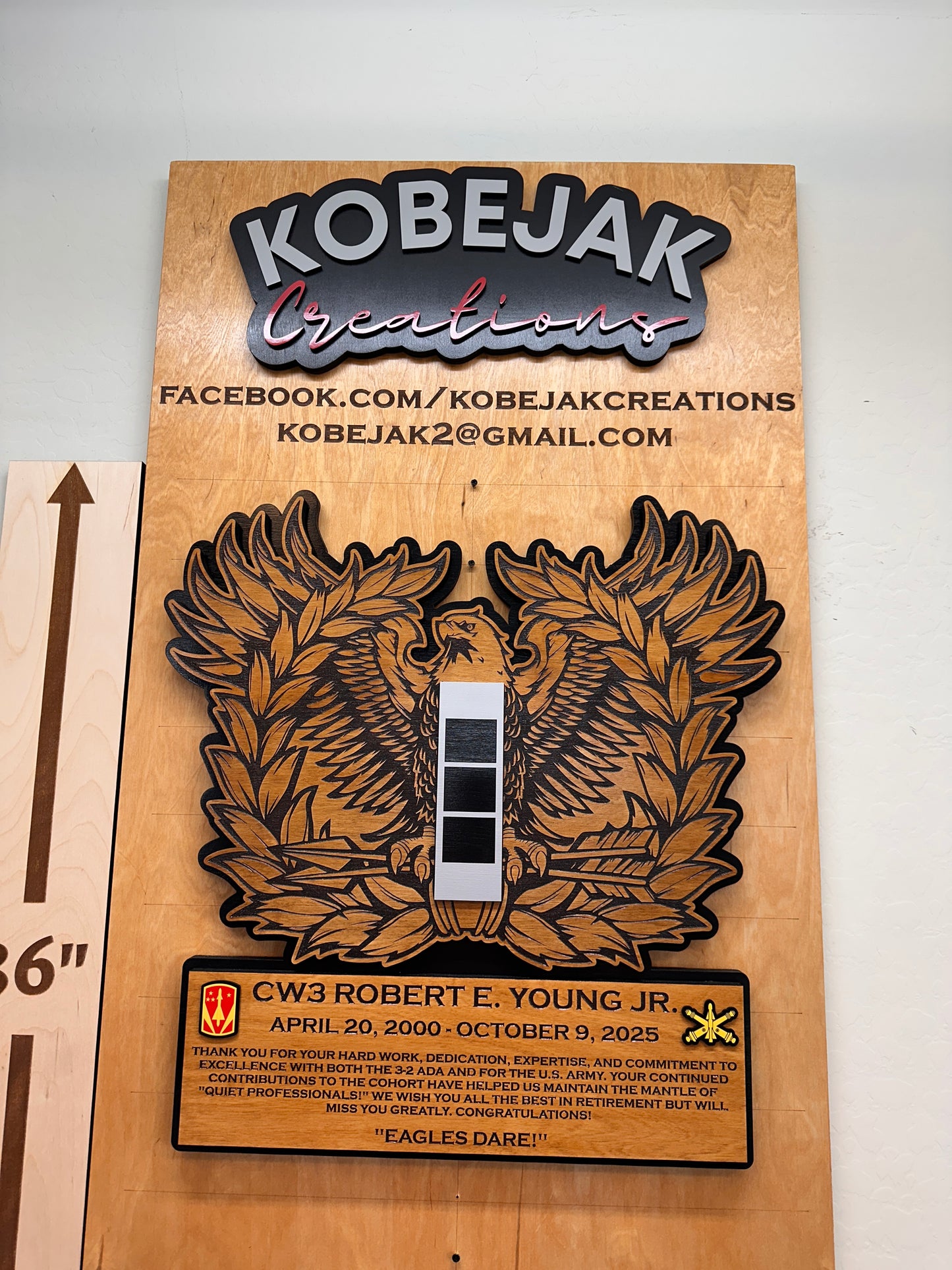 Fancy Eagle Rising Plaques