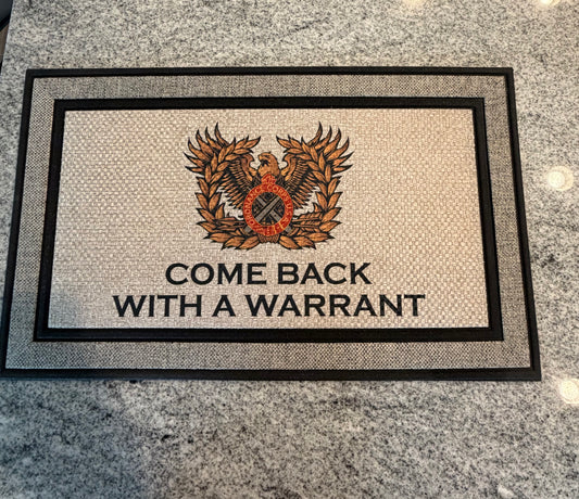 Warrant Officer Welcome Mat