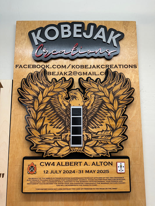 Fancy Eagle Rising Plaques