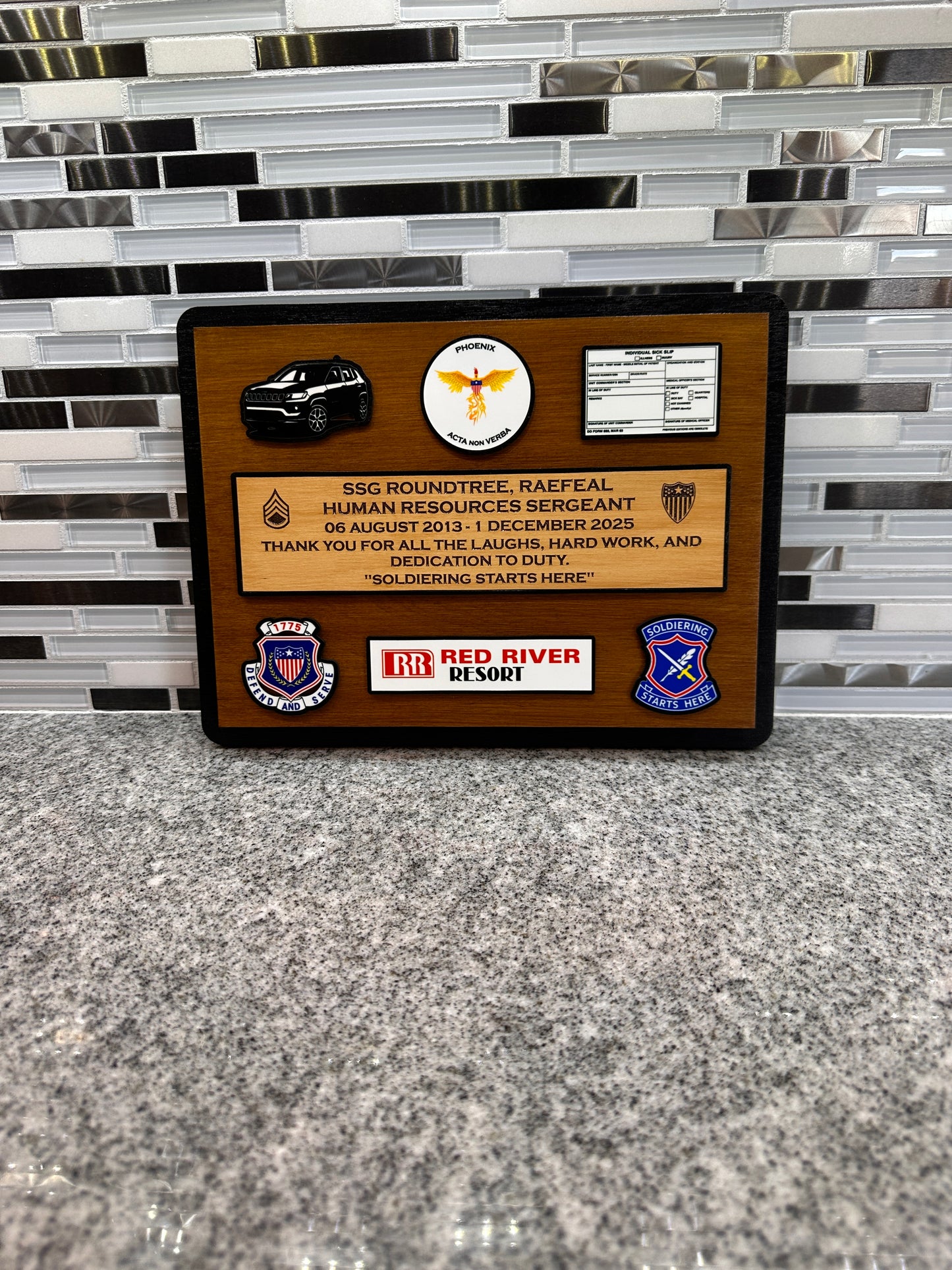 Frameless Plaques