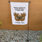 Customizable White Garden Flag