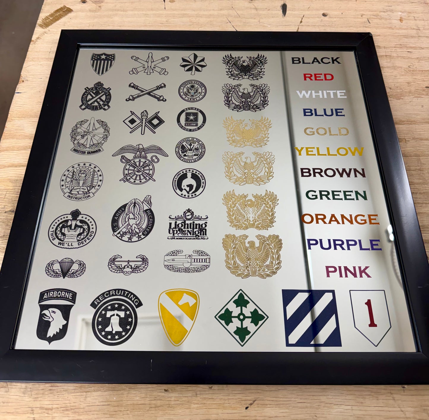 Laser-Engraved Mirrors