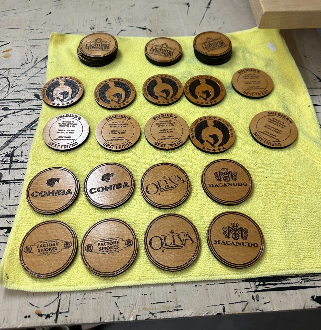 Wooden Coins