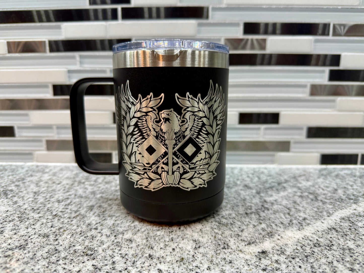 Laser-Engraved 15 oz. Coffee Mug