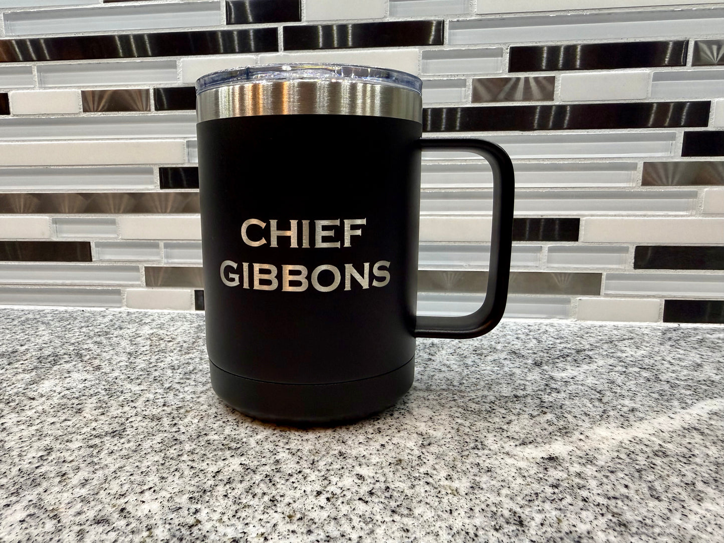 Laser-Engraved 15 oz. Coffee Mug
