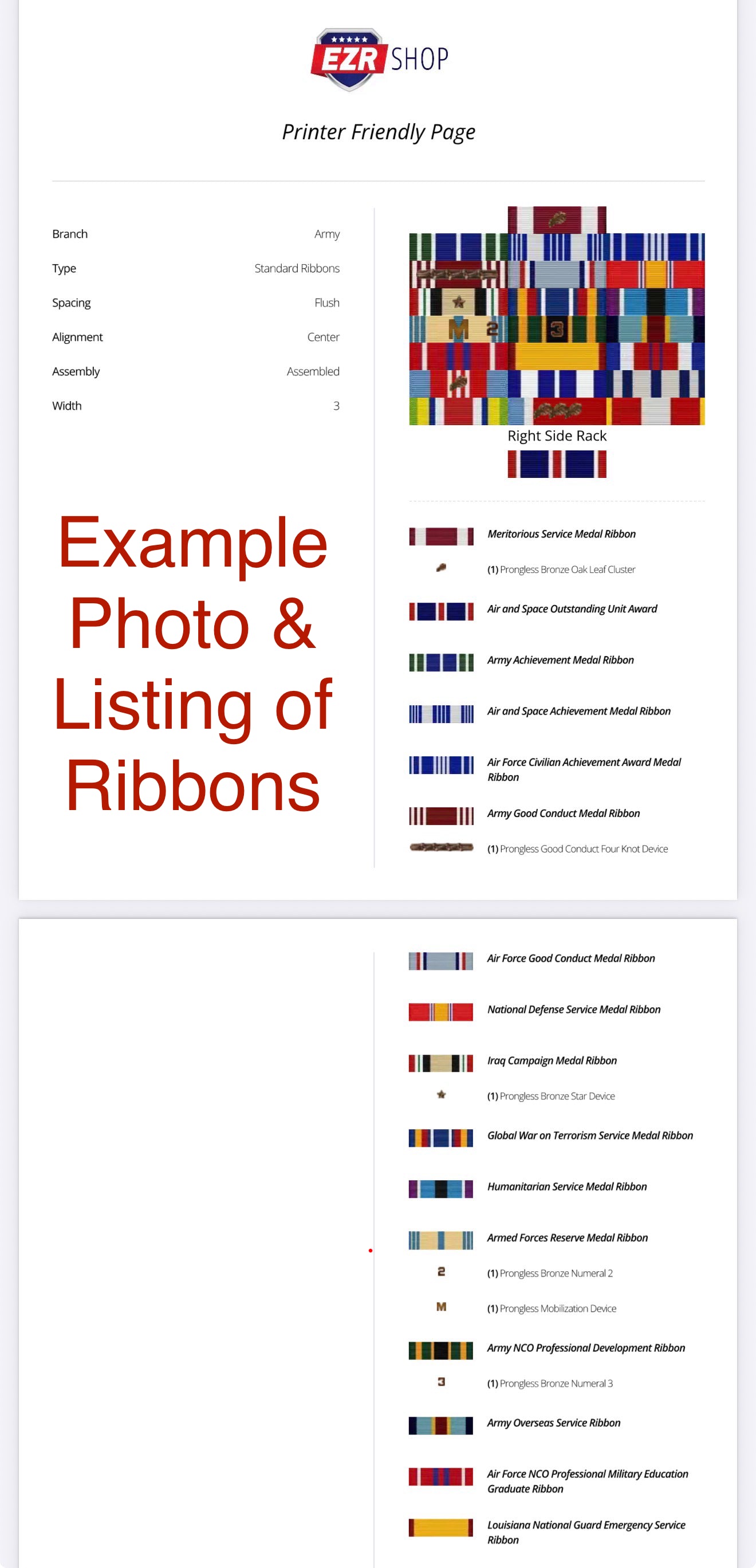 Ribbon Retirement Plaque