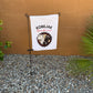 Customizable White Garden Flag