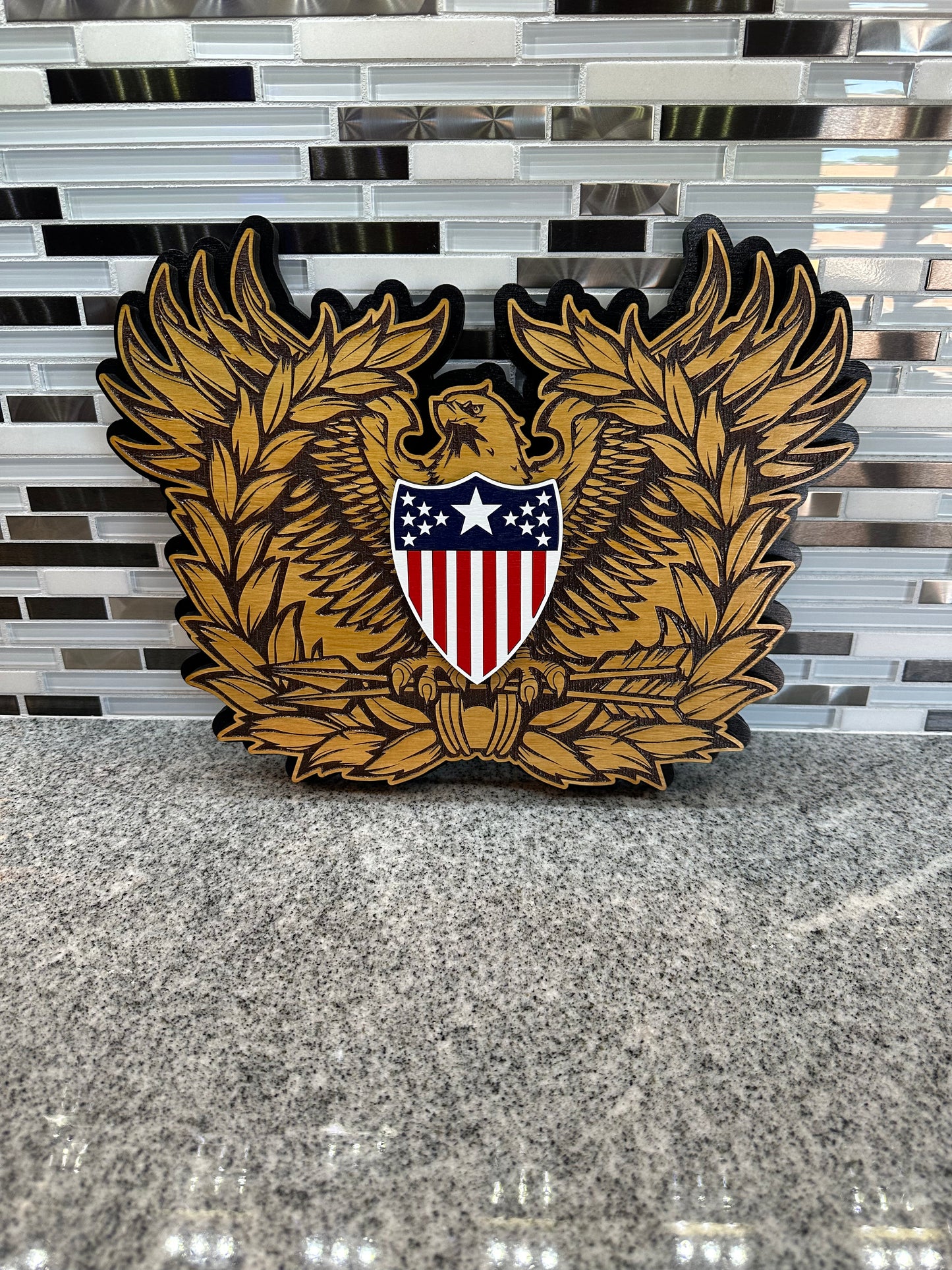 Fancy Eagle Rising Plaques